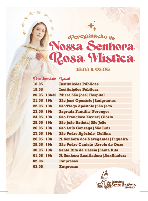 Roteiro da peregrina&ccedil;&atilde;o